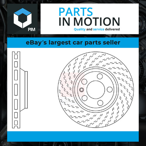 Brake disc single - vented, fits