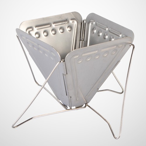 Silver foldable coffee drip - silver,