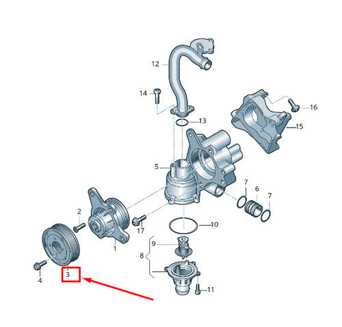 Audi engine v belt - audi, q7