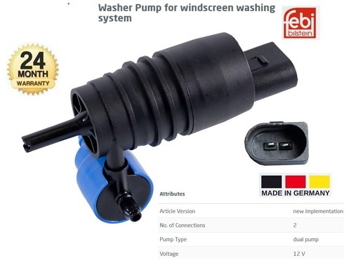 Windscreen washer pump for - windscreen,